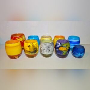 Think Geek Solar System Glass Full Set of 10 Planetary Drinking Glasses